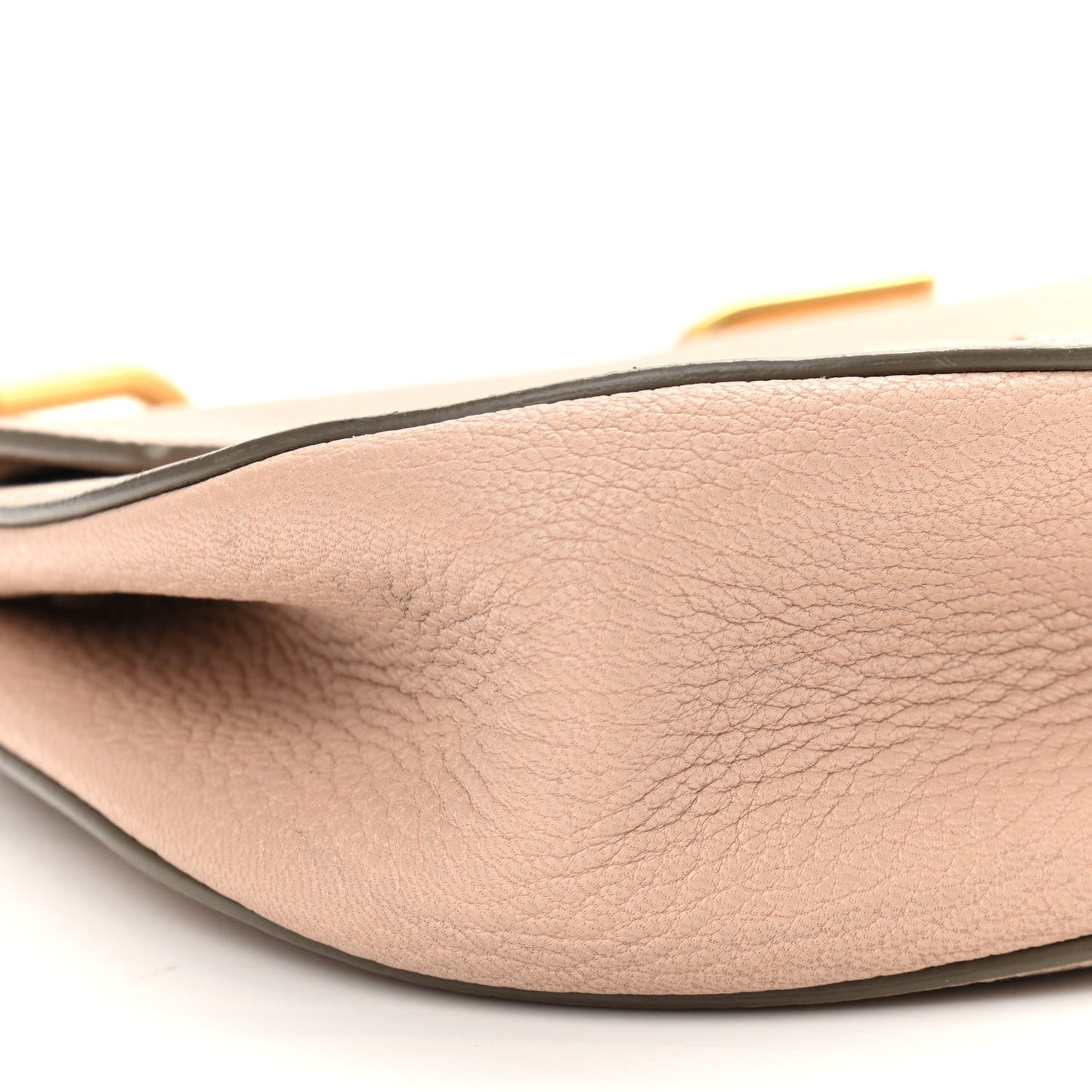 Grained Lambskin Drew Shoulder Bag Cement Pink