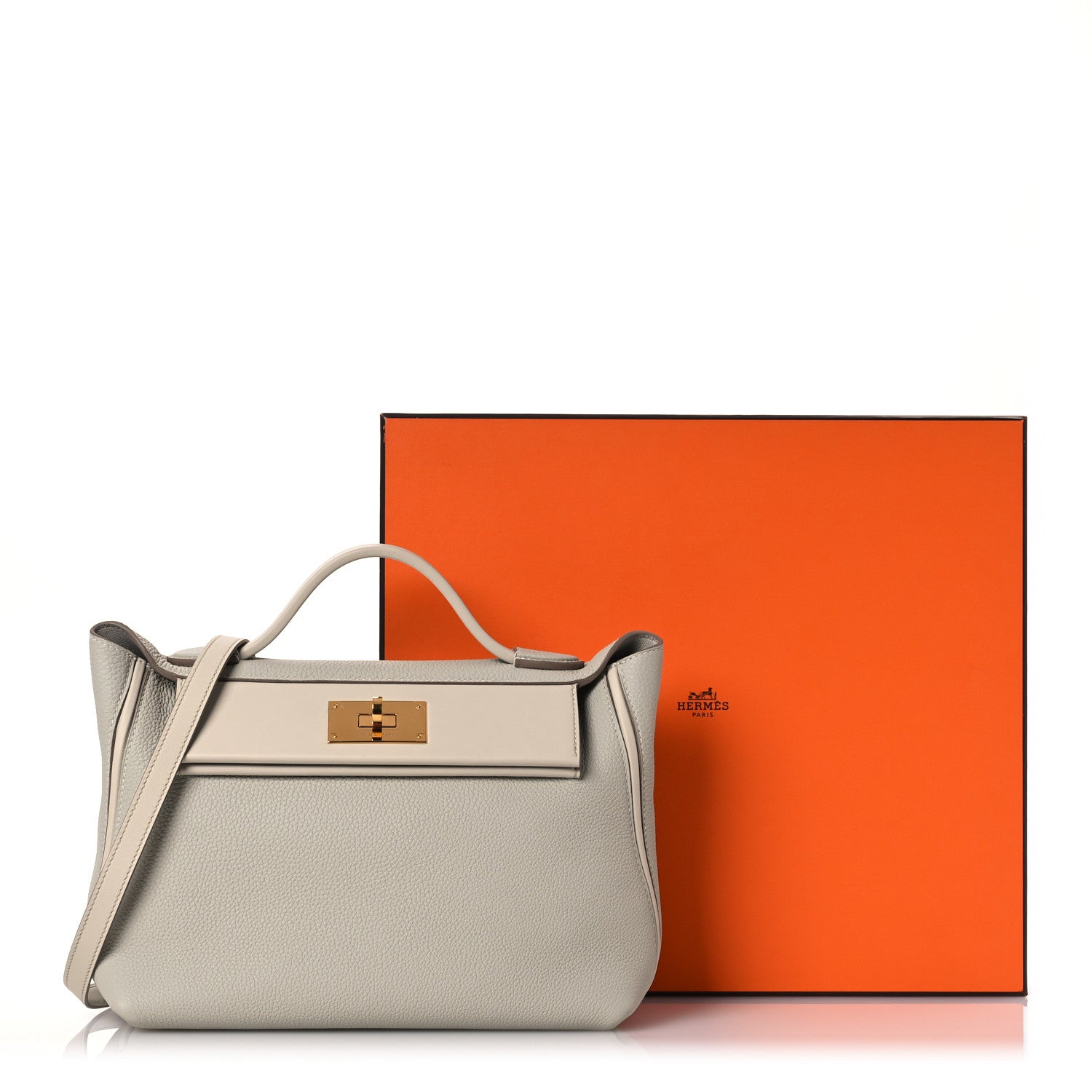 Hermes Togo Swift 24/24 29 Gris Perle Beton 15 of 15