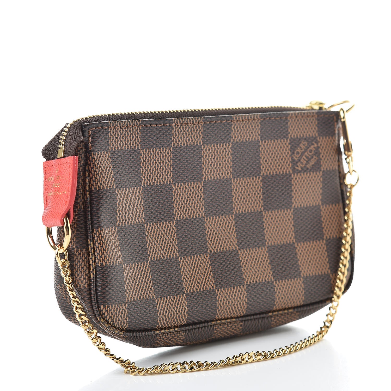 Louis Vuitton Damier Ebene 2015 Christmas Animation Mini Pochette Accessories 3 of 7