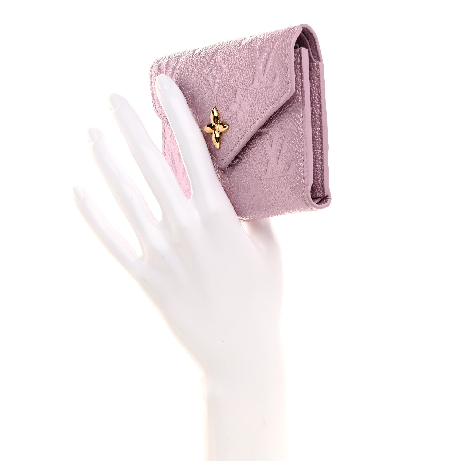 Louis Vuitton Empreinte Monogram Flower Victorine Wallet Pearly Lilac 2 of 7