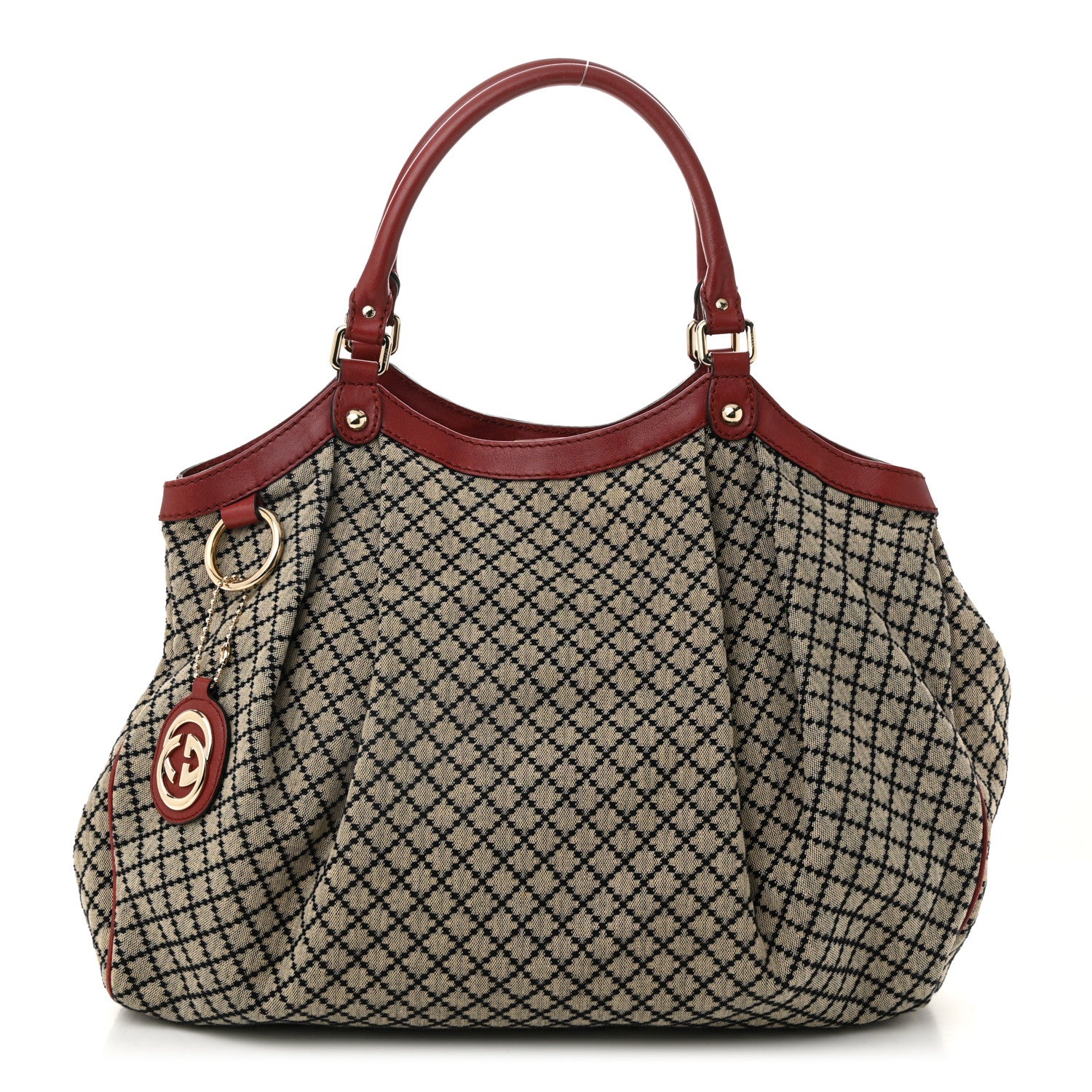 Gucci Diamante Large Sukey Tote Dark Red 1 of 10