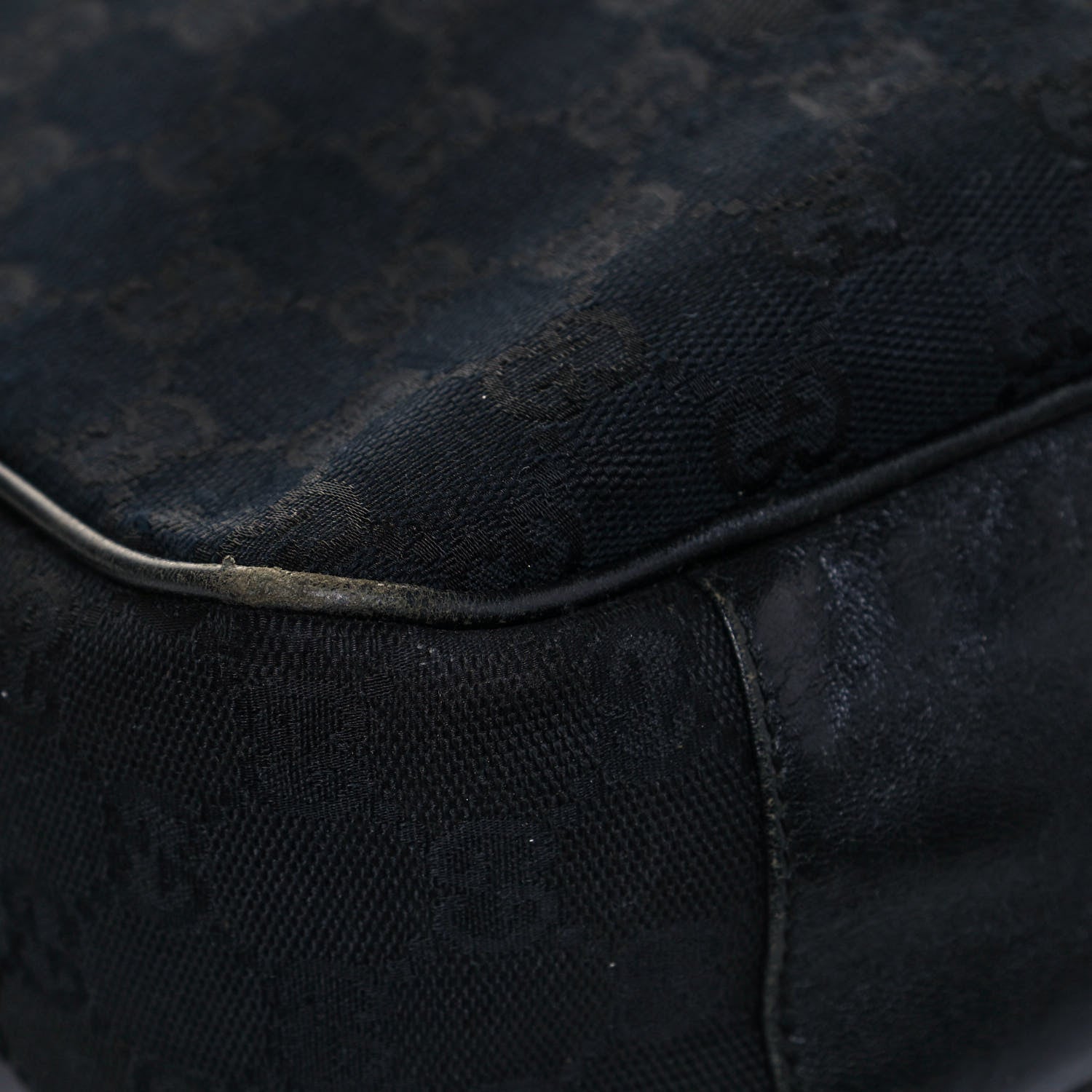 Gucci Monogram Jackie O Hobo Black 9 of 11
