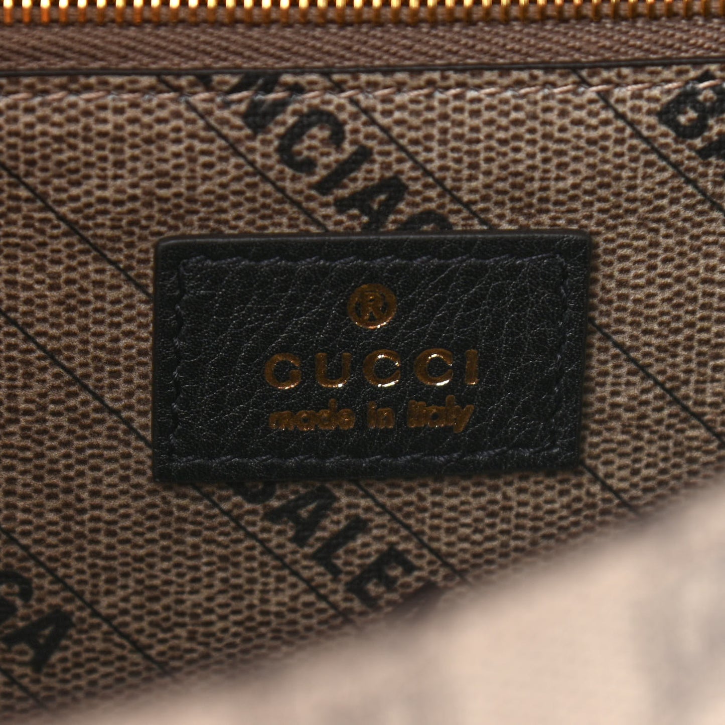 X GUCCI GG Supreme Monogram Medium Hourglass Top Handle Bag Beige Ebony