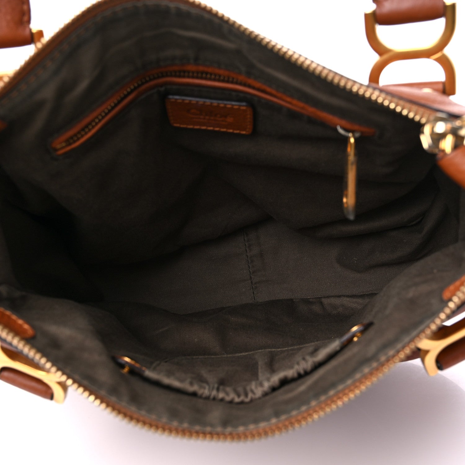 Chloe Calfskin Medium Marcie Satchel Tan 5 of 15