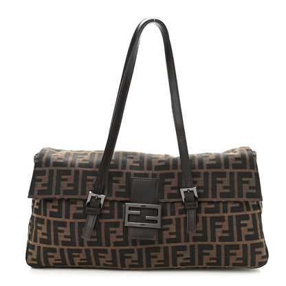 Fendi Zucca Shoulder Bag Brown 1 of 8