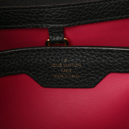 Louis Vuitton Taurillon Capucines BB Black 6 of 12
