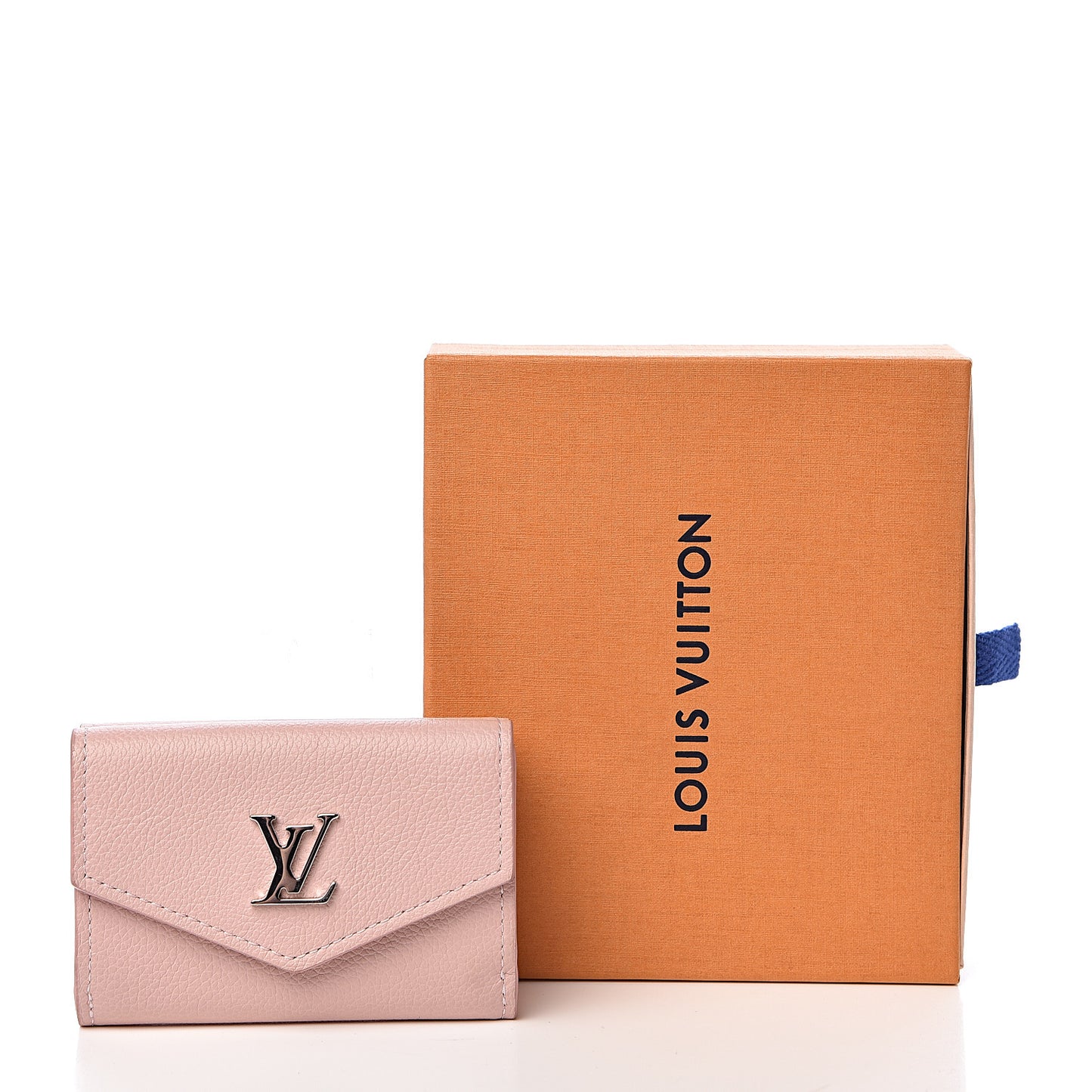 Calfskin Lockmini Wallet Rose Ballerine