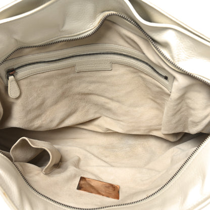 Bottega Veneta Nappa Intrecciato Embroidered Trim Tote Marmo 5 of 12