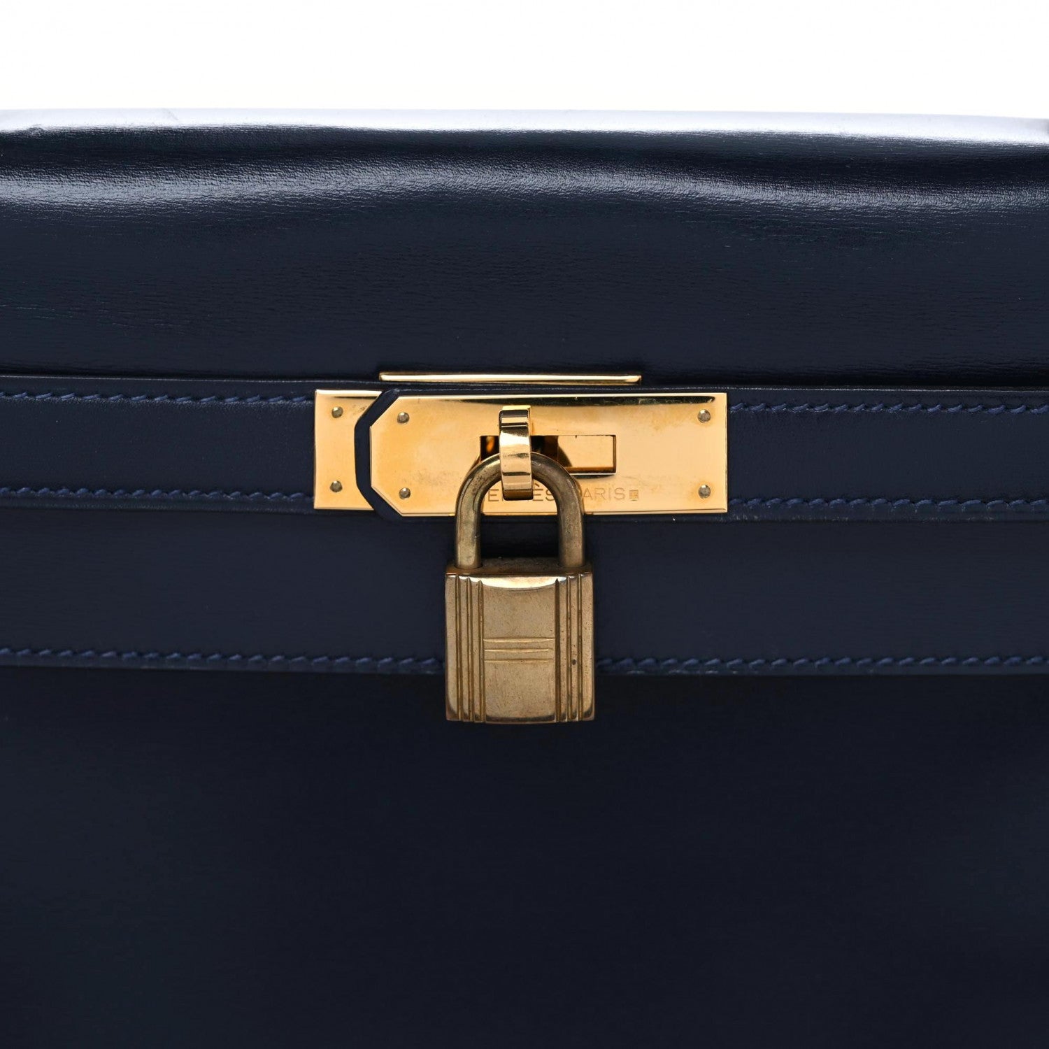 Hermes Box Kelly Retourne 32 Indigo 18 of 21