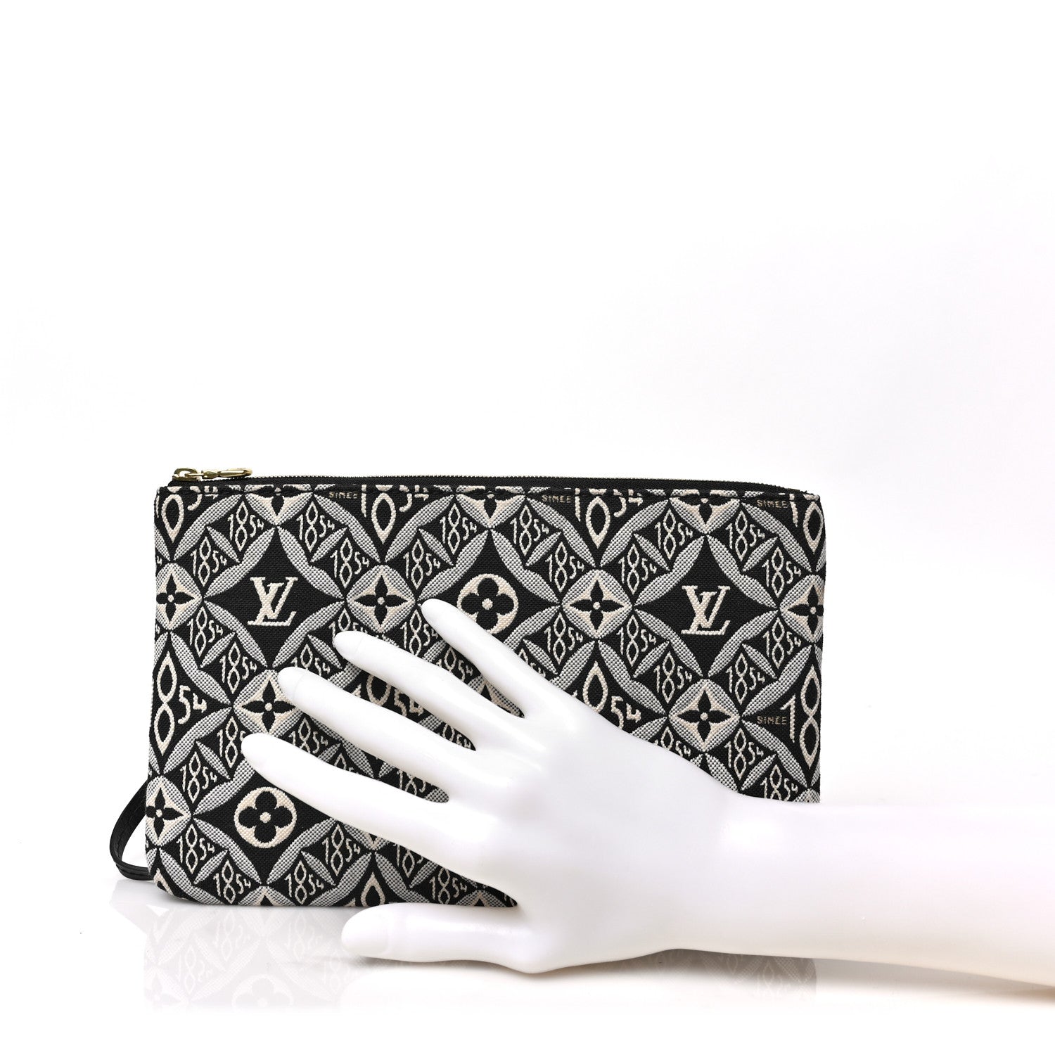 Louis Vuitton Jacquard Since 1854 Neverfull MM GM Pochette Grey 4 of 12