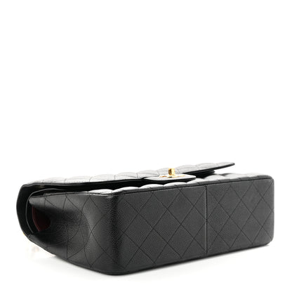 Chanel Caviar Quilted Jumbo Double Flap Black 4 of 12
