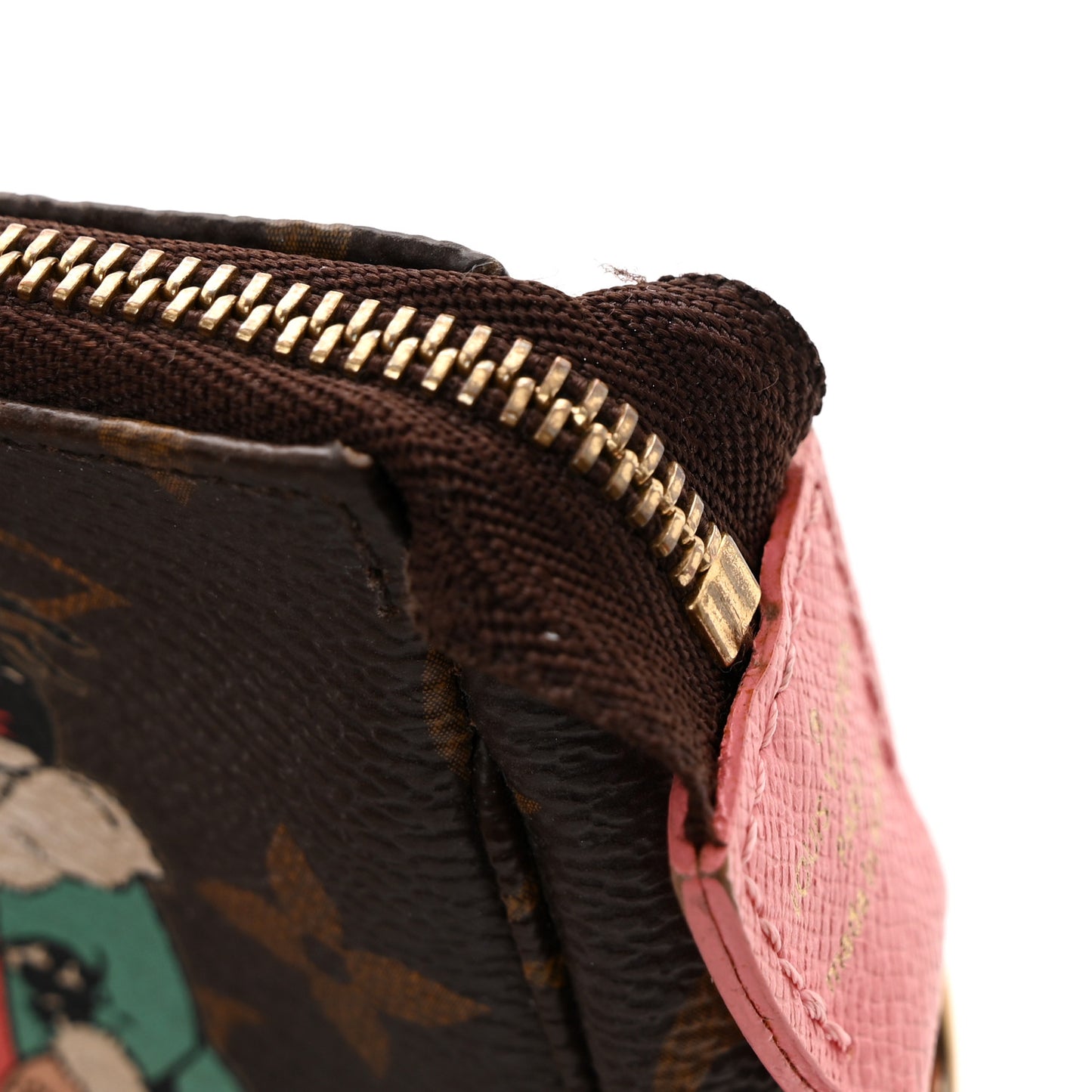 Monogram Illustre Mini Pochette Accessories Rose