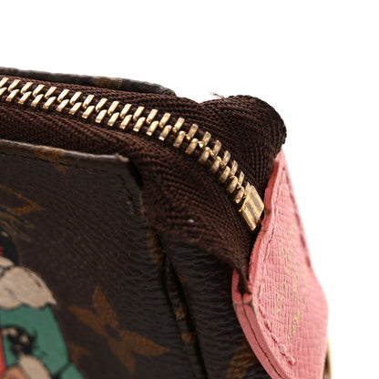 Louis Vuitton Monogram Illustre Mini Pochette Accessories Rose 10 of 10