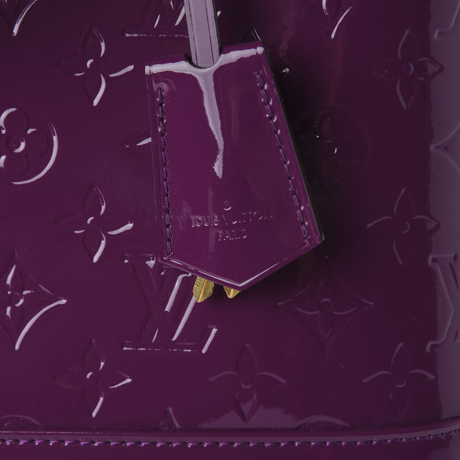 Louis Vuitton Vernis Alma MM Amethyste 12 of 13