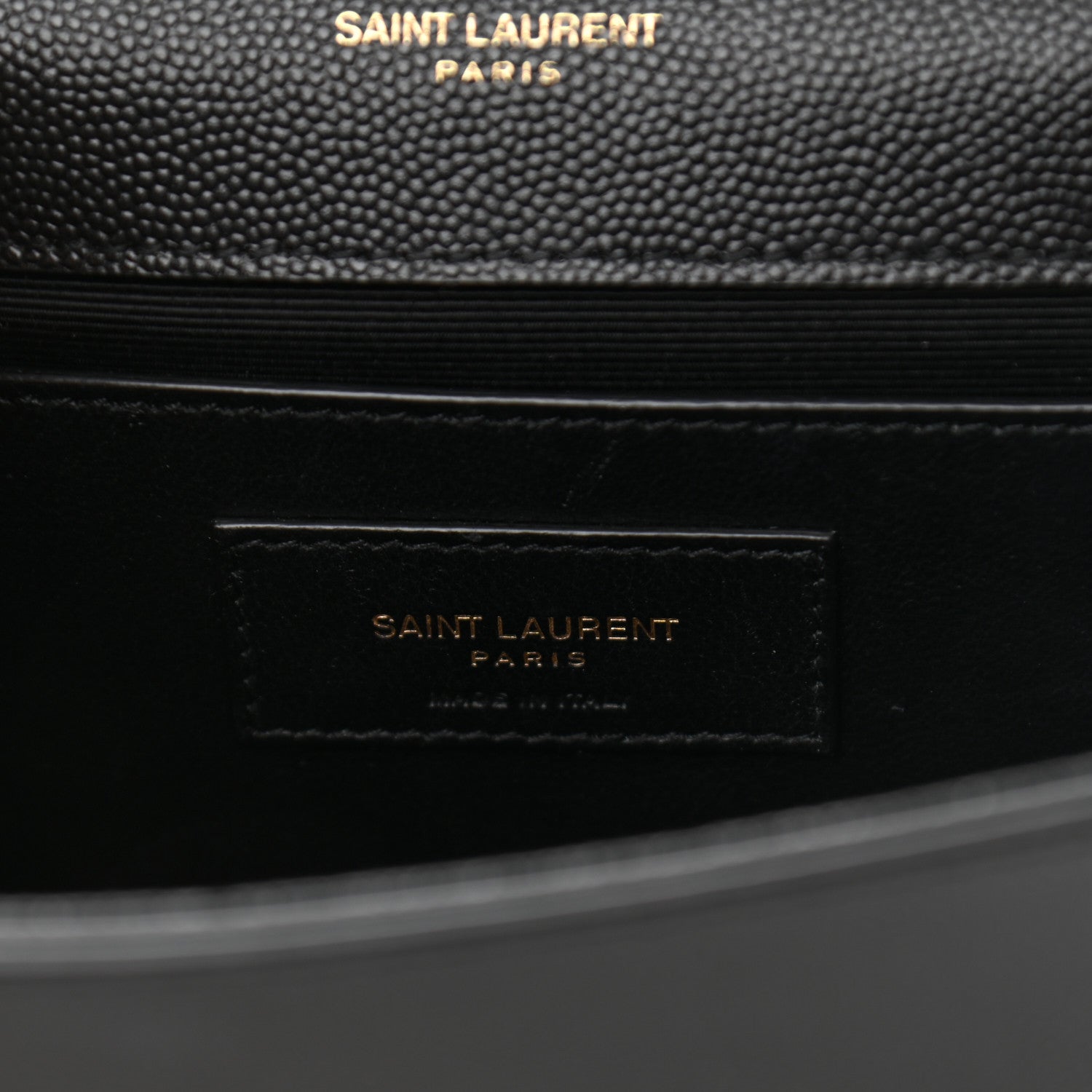 Saint Laurent Grain De Poudre Small Monogram Kate Satchel Black 5 of 11