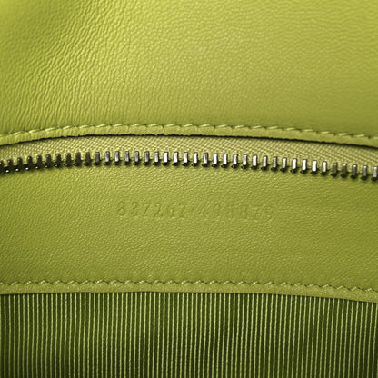 Gucci Calfskin Matelasse Medium GG Marmont Shoulder Bag Bright Green 7 of 11