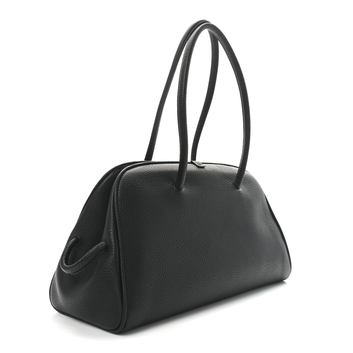 Grained Calfskin The Turismo Soft Bowling Black