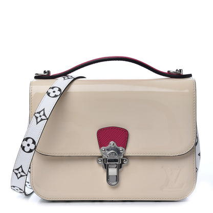 Louis Vuitton Patent Calfskin Monogram Cherrywood BB Creme 1 of 8