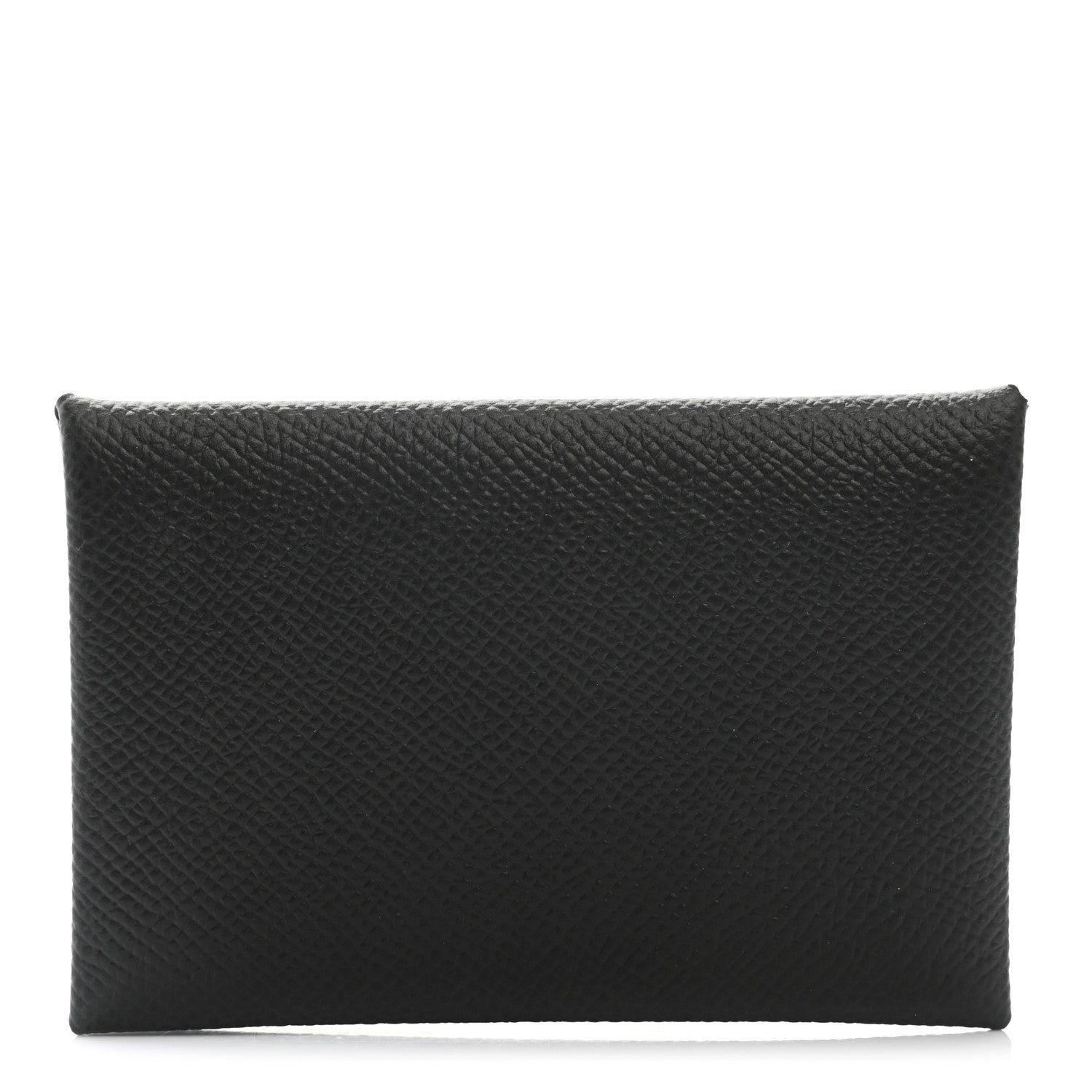 Hermes Epsom Calvi Card Case Black 1 of 8