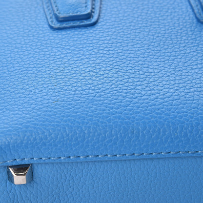 MCM Grained Calfskin X-Mini Milla Tote Tile Blue 12 of 12