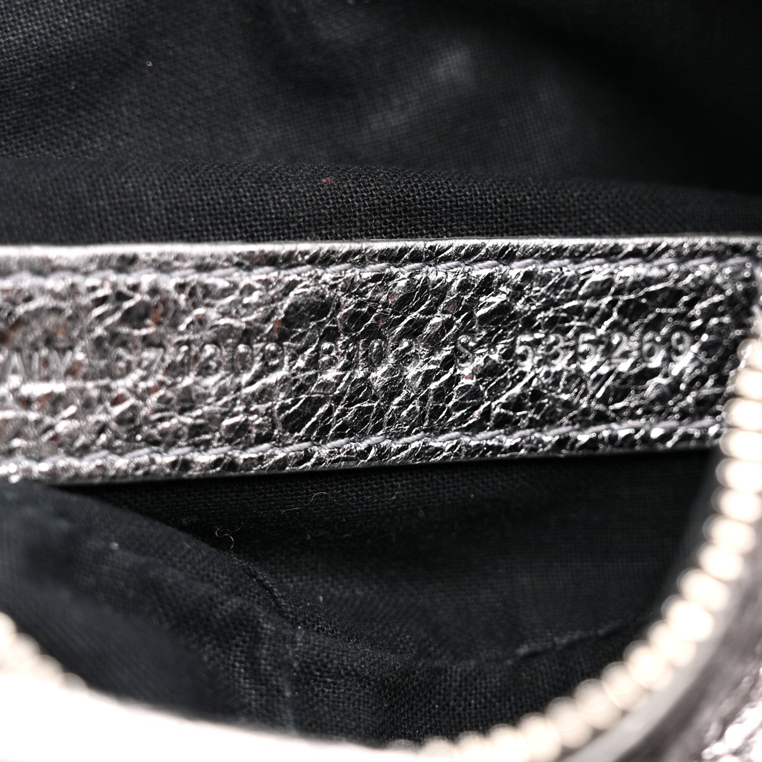 Balenciaga Metallic Agneau Arena Le Cagole Shoulder Bag XS Silver 8 of 14