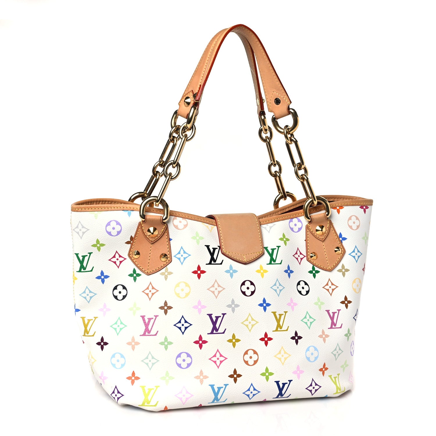 Louis Vuitton Monogram Multicolor Annie GM White 3 of 8