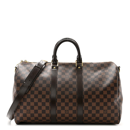 Louis Vuitton Damier Ebene Keepall Bandouliere 45 1 of 12
