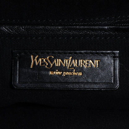 Saint Laurent Patent Crocodile Embossed Medium Downtown Tote Black 6 of 8