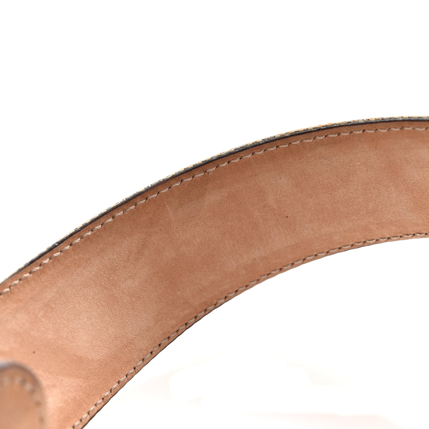 Crystal Monogram Hysteria Belt 90 36 Dark Brown