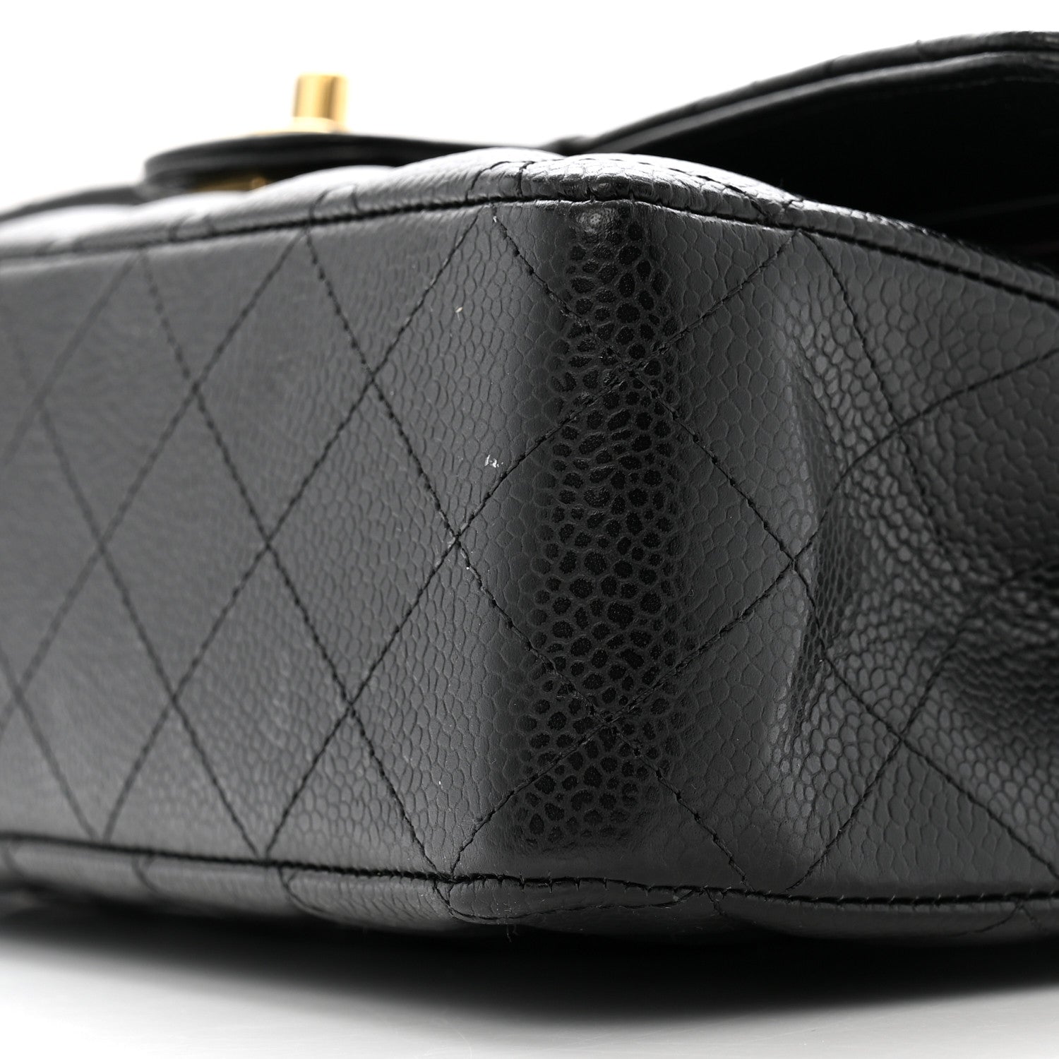 Chanel Caviar Quilted Medium Double Flap Black 10 of 12