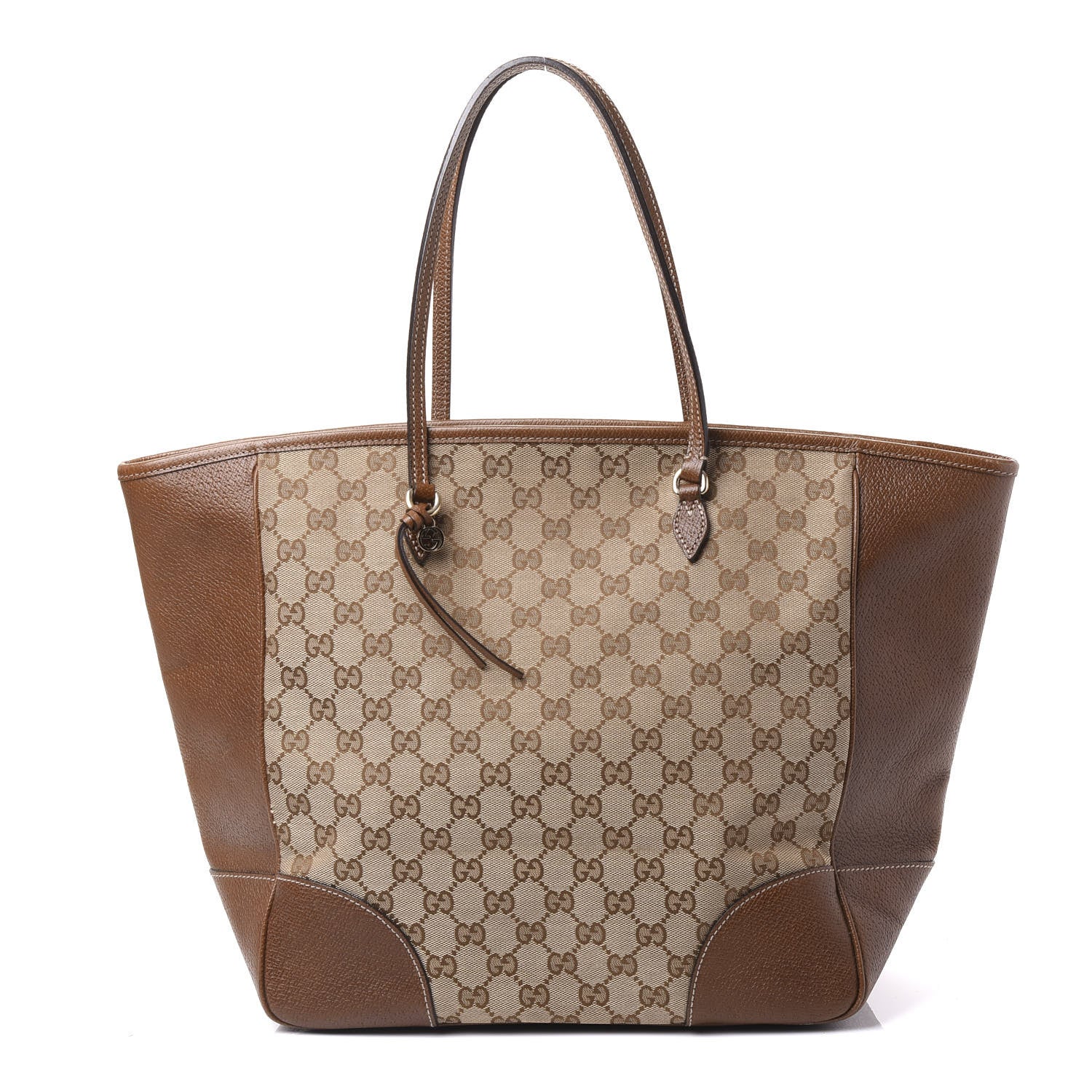 Gucci Monogram Medium Bree Zippered Tote Beige Tabacco 1 of 11