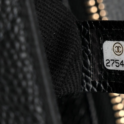Chanel Grained Calfskin Small Stitched Flap Black 7 of 10