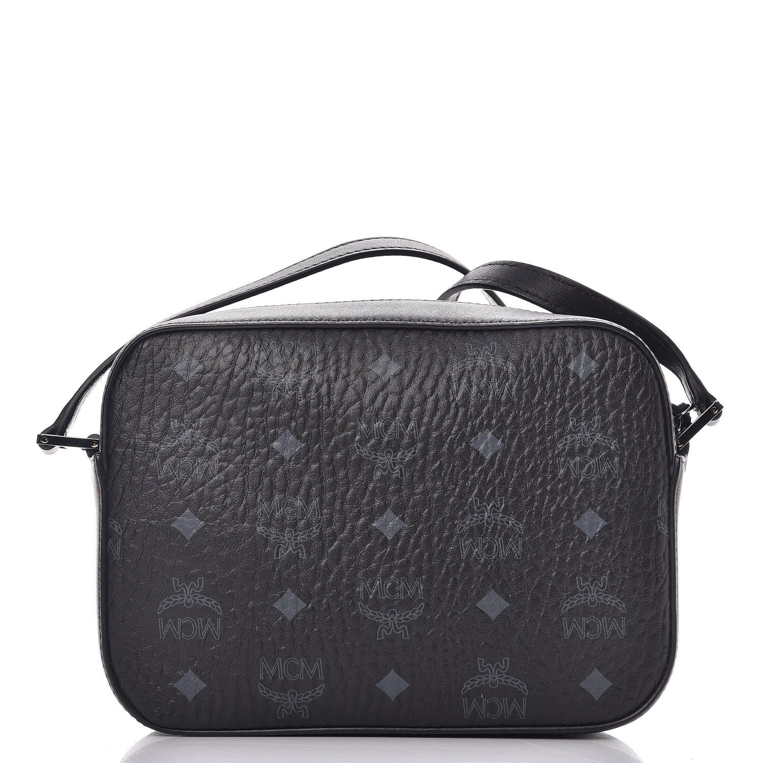 MCM Visetos Mini Camera Crossbody Bag Black 4 of 16