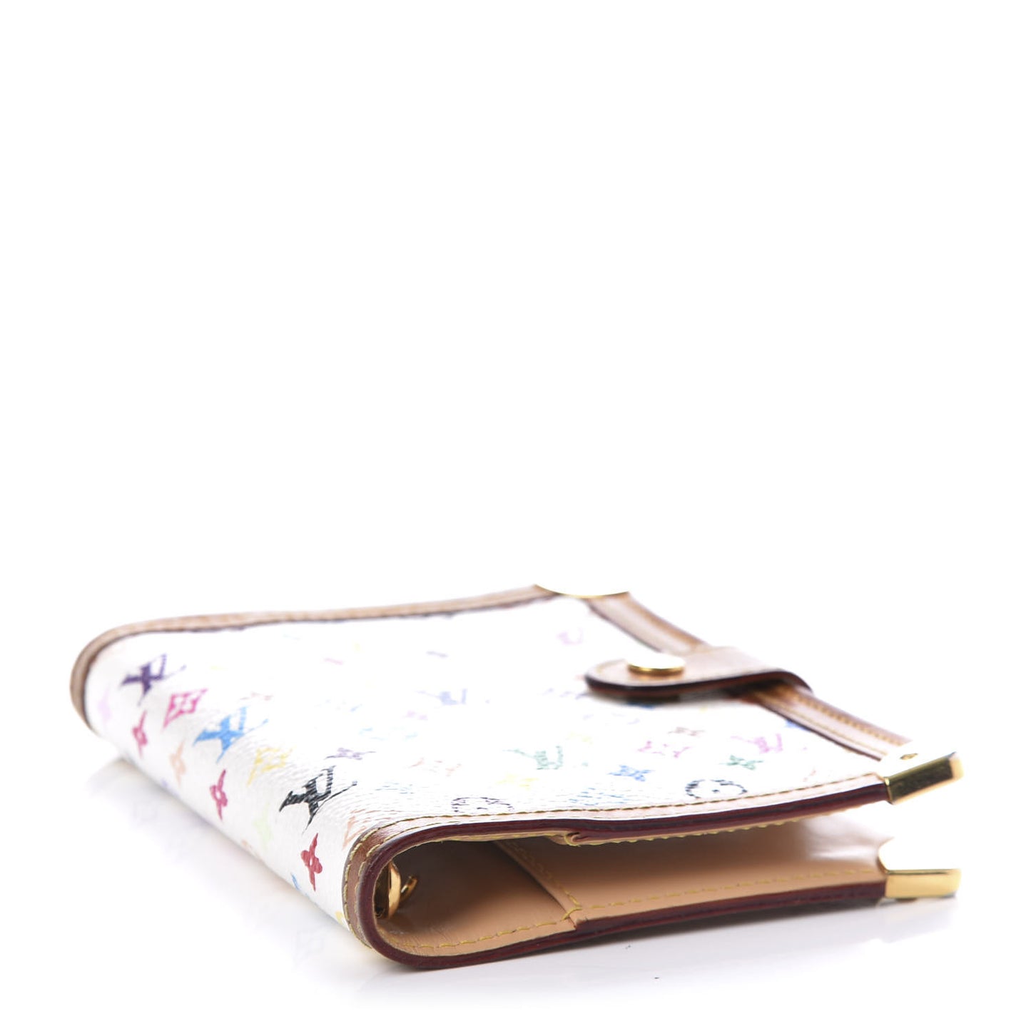 Monogram Multicolor Small Ring Agenda Cover White