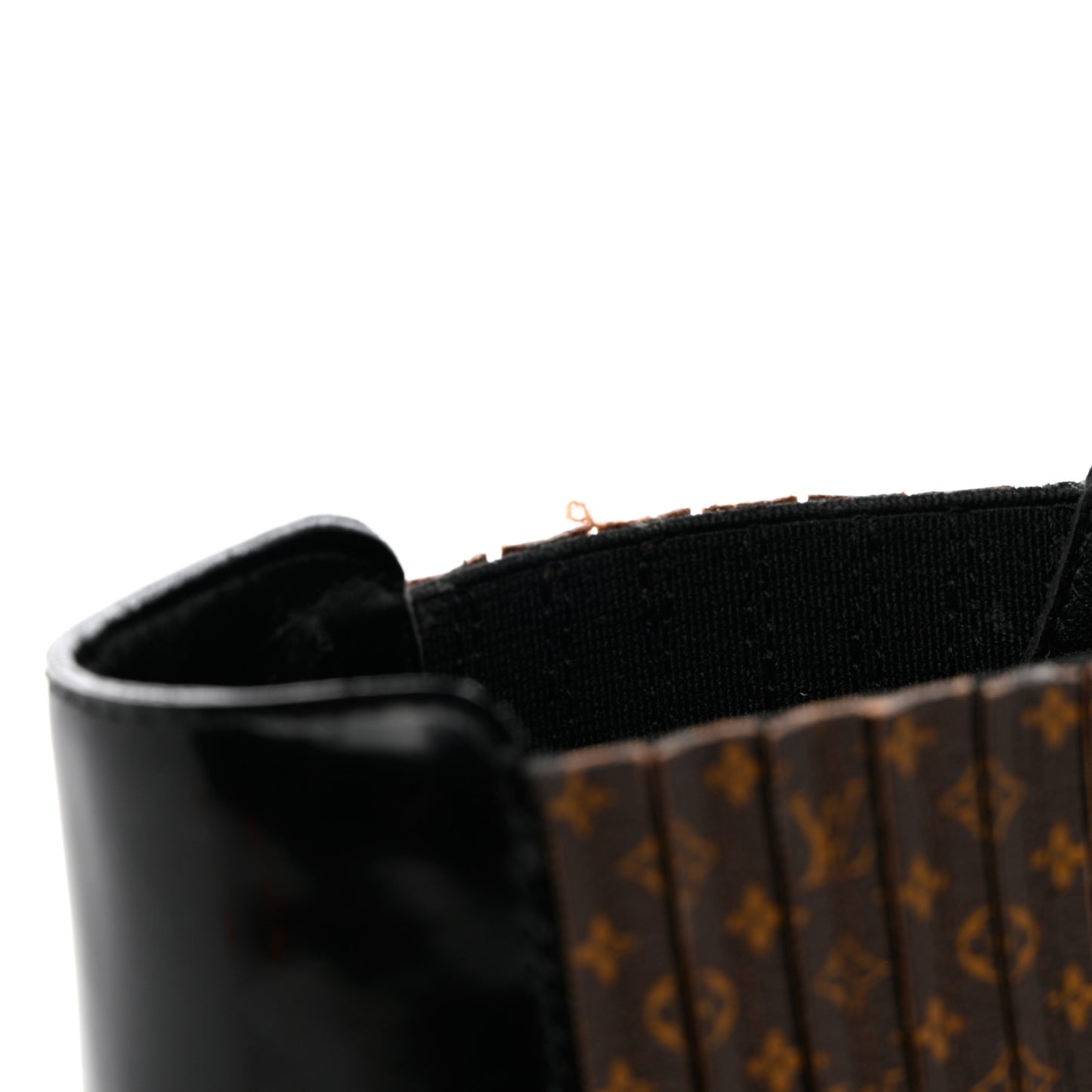 Calfskin Monogram Rhapsody Ankle Boots 38.5 Black