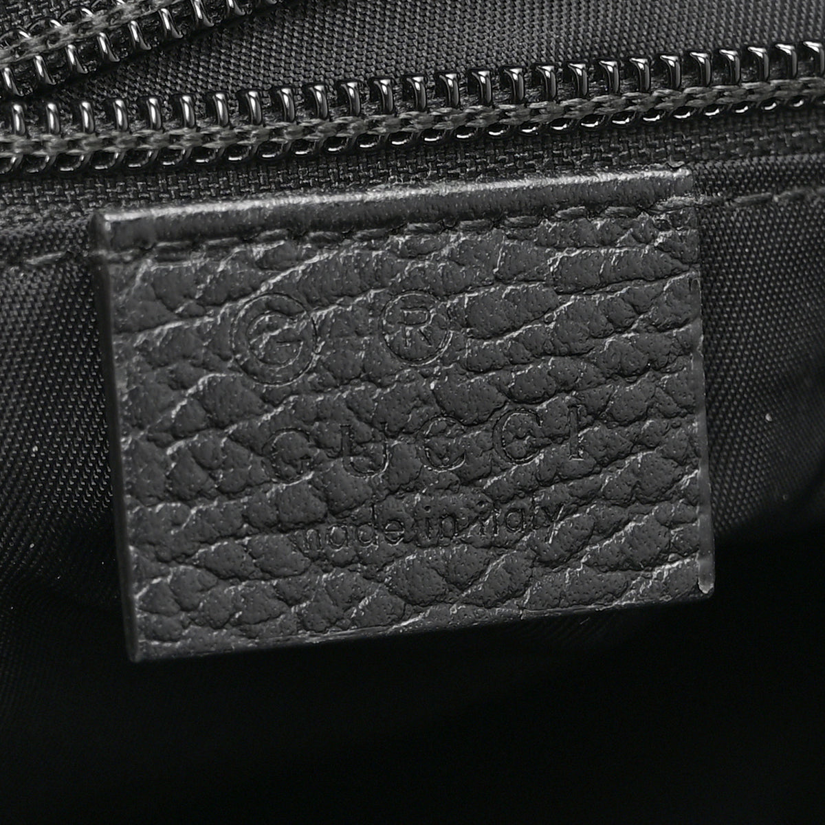 Nylon Monogram Dollar Calfskin Flat Messenger Bag Black