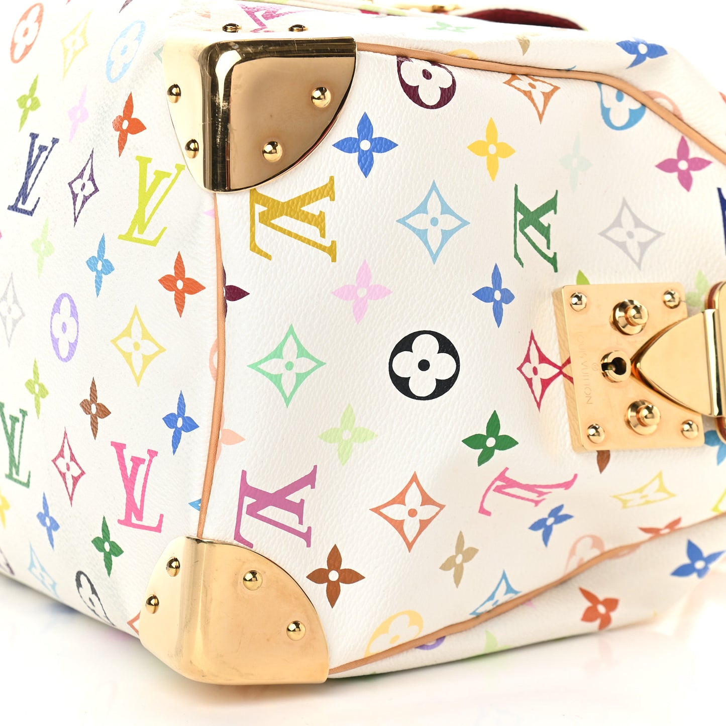 Monogram Multicolor Speedy 30 White
