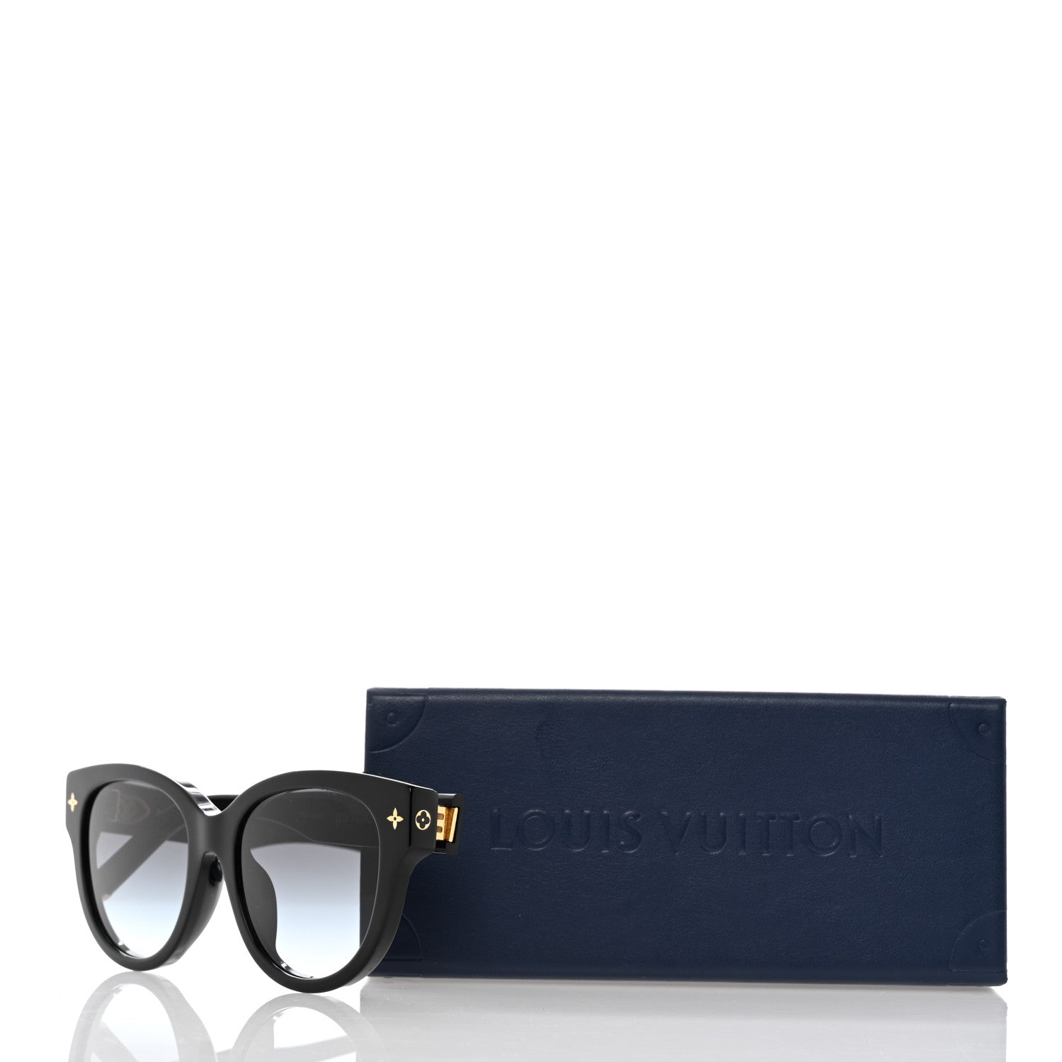 Louis Vuitton Acetate My Monogram Square Sunglasses Z1526E Black 7 of 7