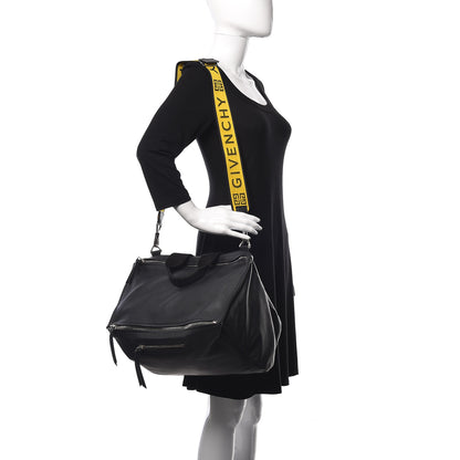 Givenchy Calfskin Large Pandora Logo Strap Black 2 of 9