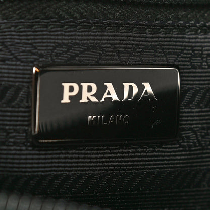 Prada Tessuto Nylon Studded New Vela Shoulder Bag Black 6 of 9