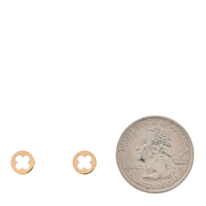 Louis Vuitton 18K Yellow Gold Empreinte Ear Studs Earrings 2 of 5
