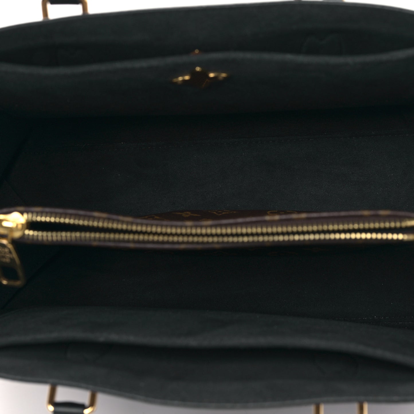 Monogram Flower Tote Black