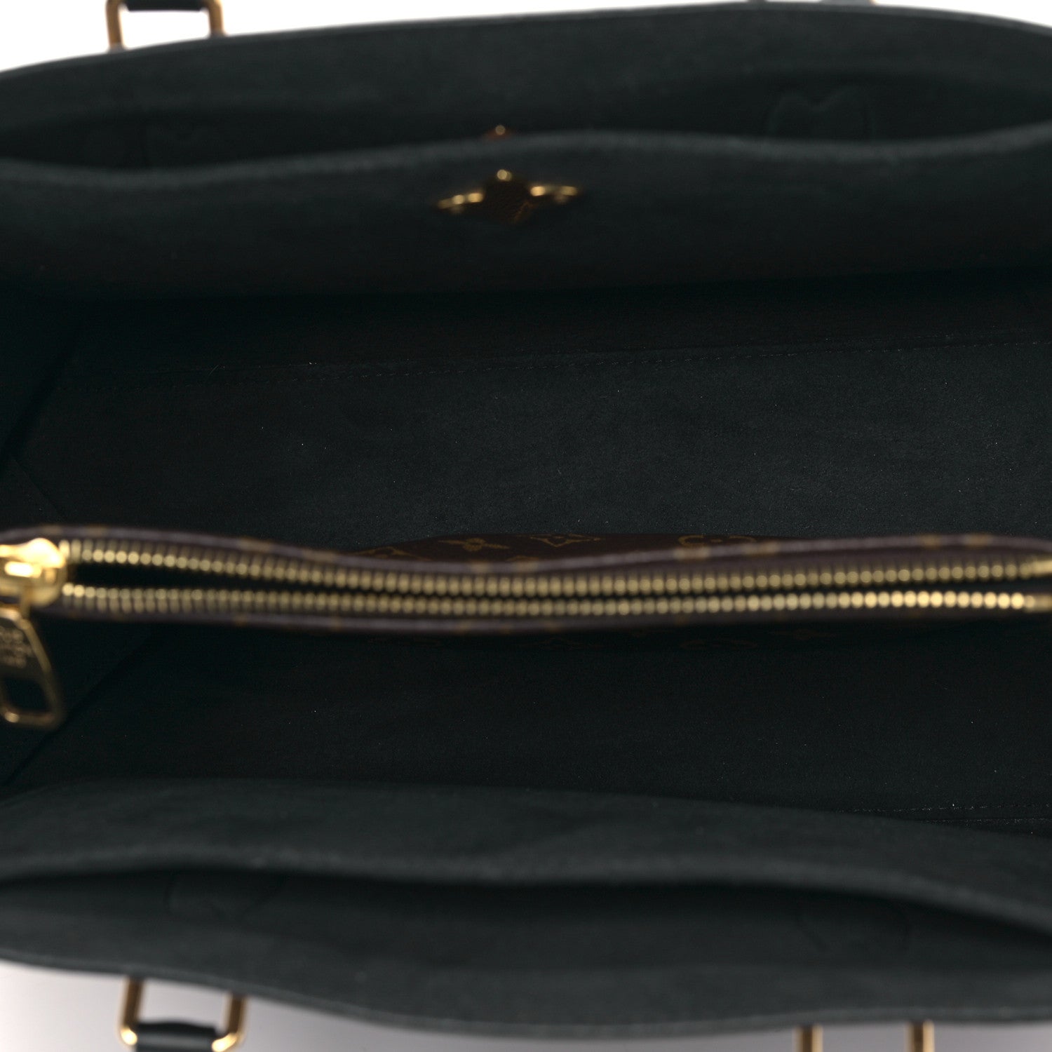 Louis Vuitton Monogram Flower Tote Black 5 of 9