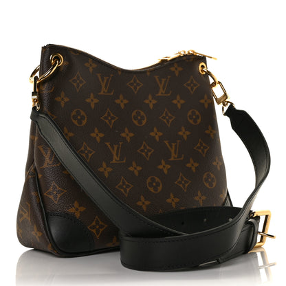 Louis Vuitton Monogram Odeon PM Black 2 of 6