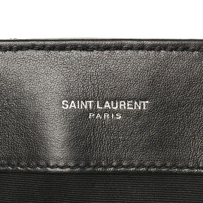 Saint Laurent Calfskin Y Quilted Monogram Large Loulou Chain Satchel Black 8 of 11