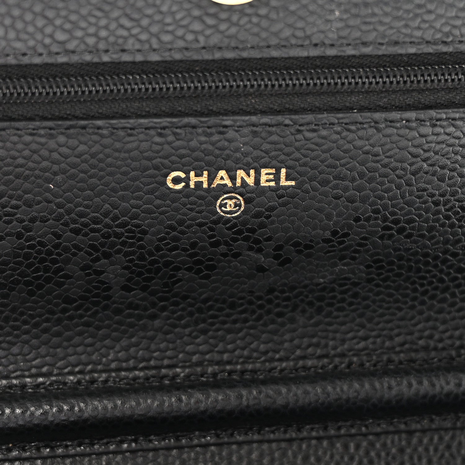 Chanel Caviar Quilted Wallet On Chain WOC Black 6 of 14