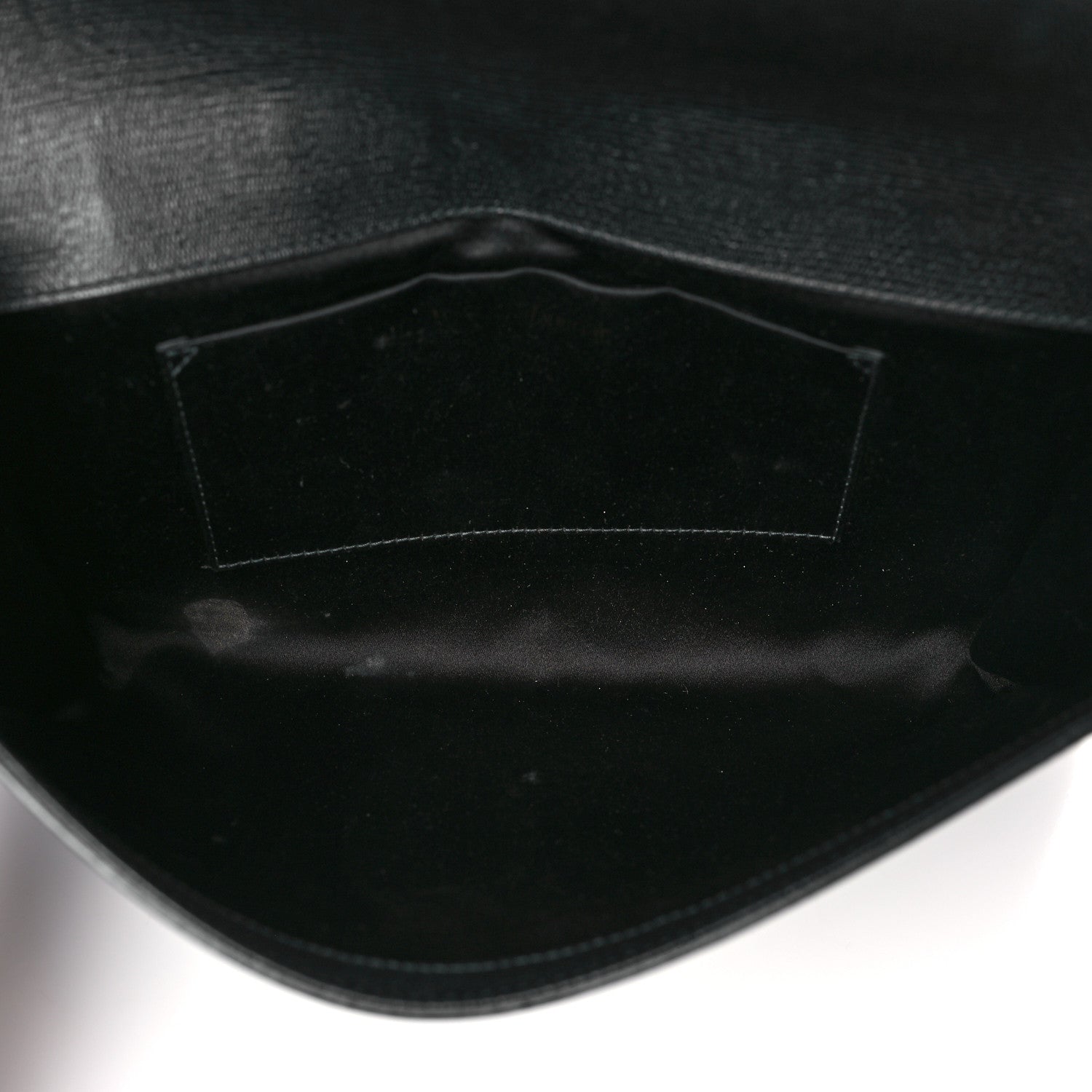 Saint Laurent Textured Calfskin Classic Y Ligne Clutch Black 5 of 8