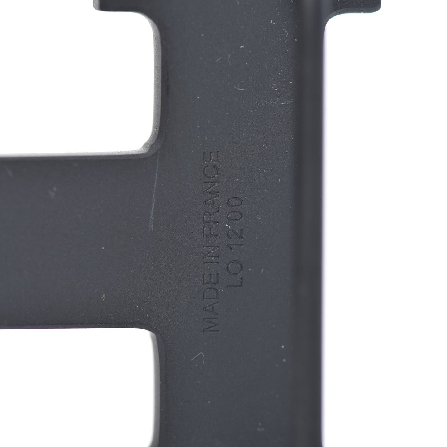 PVD Plated 32mm H Belt Buckle Black