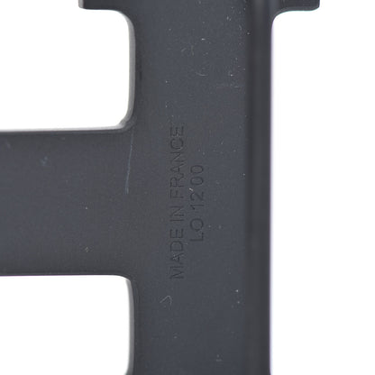 Hermes PVD Plated 32mm H Belt Buckle Black 3 of 3