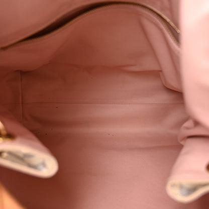 Louis Vuitton Damier Azur Graceful MM Rose Ballerine 5 of 12